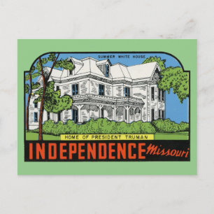 Cartão postal de Independence, Missouri