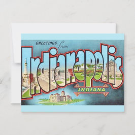 Cartão postal de Indianapolis Indiana
