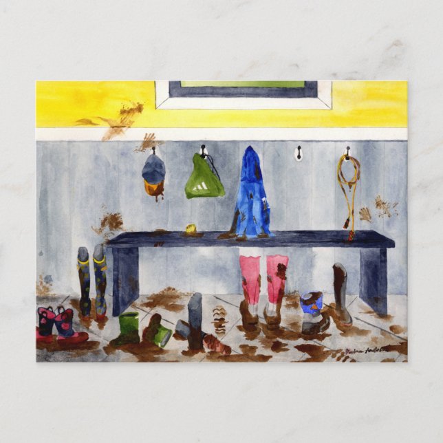 cartão postal de inicialização de lama (Frente)