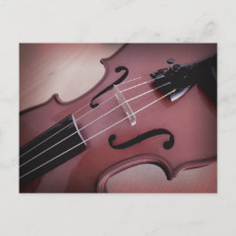 Cartão postal de instrumentos de corda musical vio