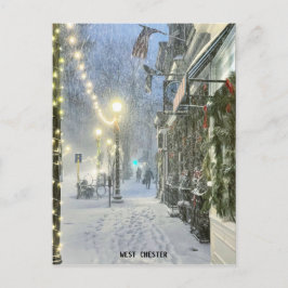 Cartão postal de inverno West Chester