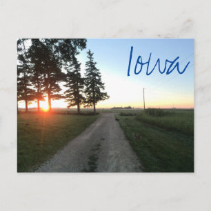 Cartão postal de Iowa