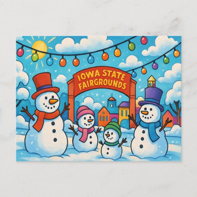 Cartão postal de IOWA (Frente)