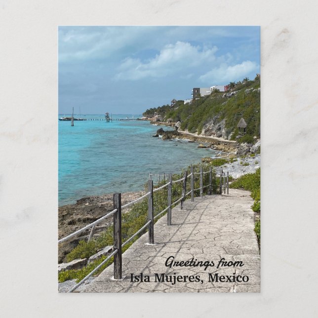 Cartão Postal de Isla Mujeres Parque Punta Sur (Frente)