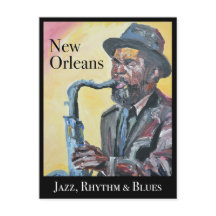 Cartão Postal de Jazz, Rhythm & Blues de Nova Orle