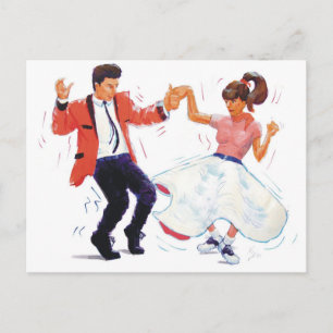 Cartão postal de Jive de Rock and Roll Clássico