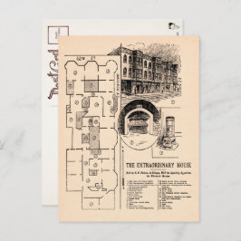 Cartão postal de jornal vintage de H. H. Holmes