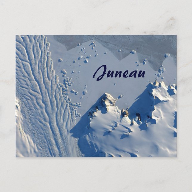 Cartão postal de Juneau Alasca (Frente)