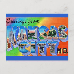 Cartão postal de Kansas City MO