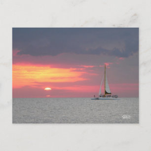 Cartão postal de Katamaran Sunset