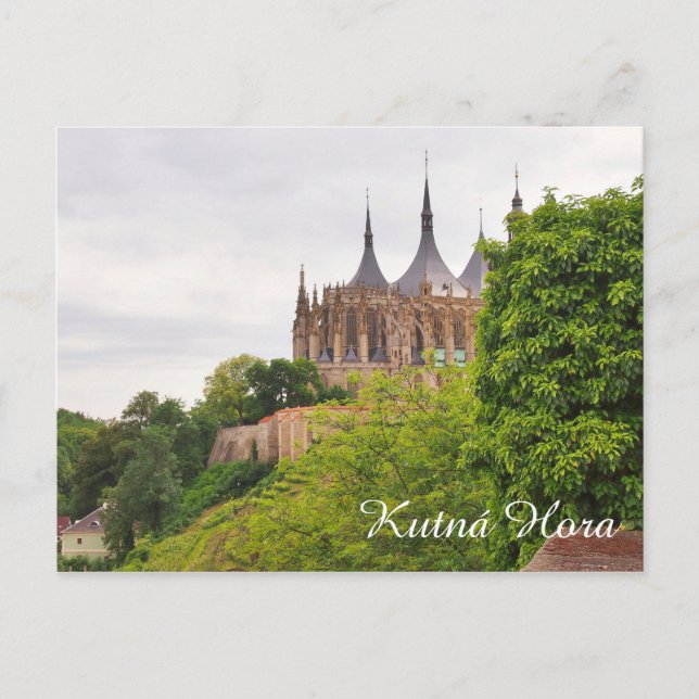 Cartão postal de Kutna Hora (Frente)