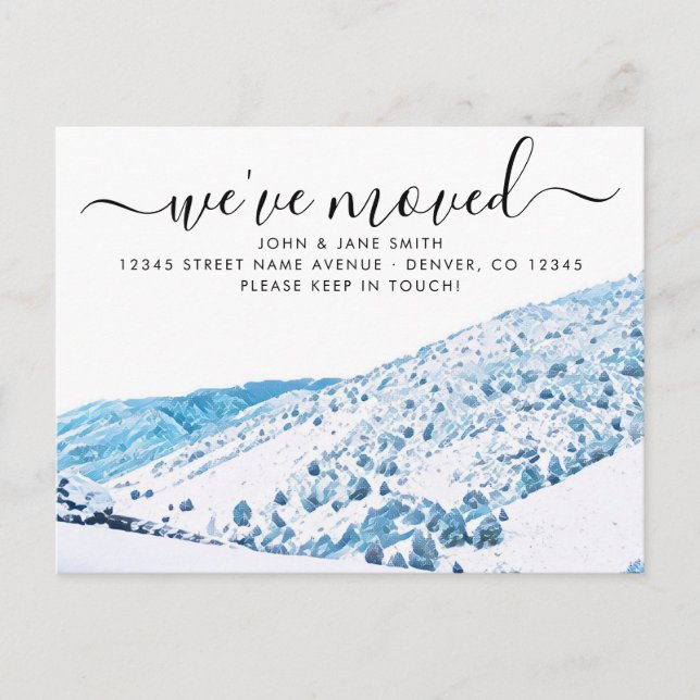 Cartão postal de lançamento de movimento do Colora (Frente)