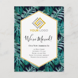 Cartão postal de lançamento de negócios tropical