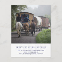 Cartão postal de lançamento móvel engraçado