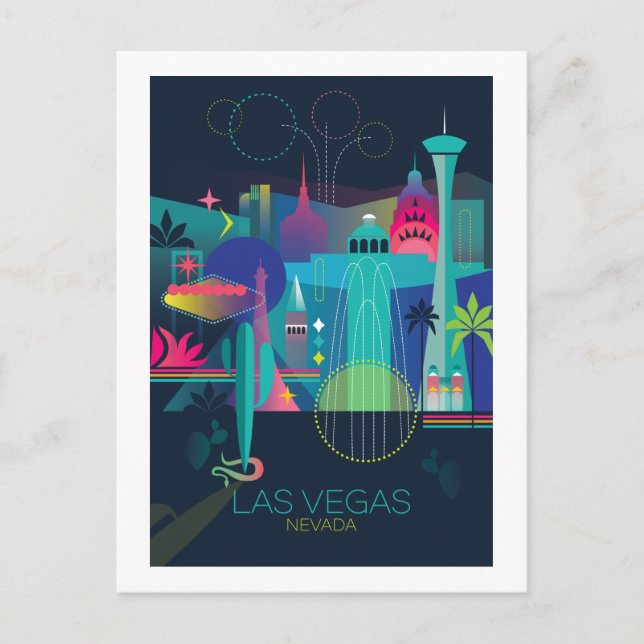Cartão Postal de Las Vegas (Frente)