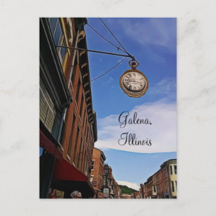 Cartão Postal de Lembrança de Galena, Illinois