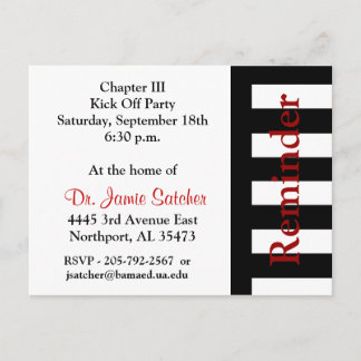 Cartão postal de lembrete3