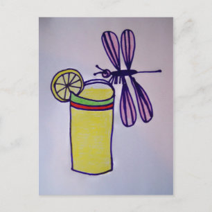 cartão postal de limonada