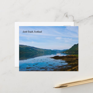 Cartão postal de Loch Duich, Escócia
