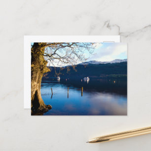 Cartão postal de Loch Lomond, Tarbet, Escócia