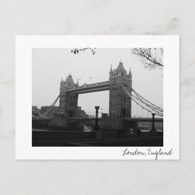 Cartão postal de Londres, Inglaterra (Frente)