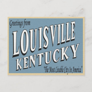 Cartão postal de Louisville Kentucky
