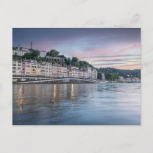 Cartão postal de Lyon, França