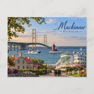 Cartão Postal de Mackinaw