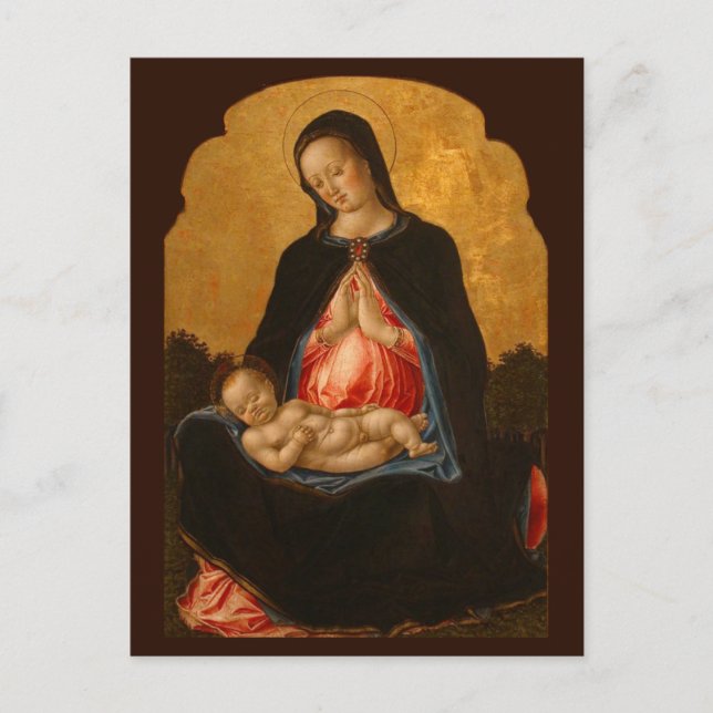 Cartão postal de Madonna & Child (Frente)