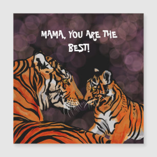 Cartão postal de mãe Tigre