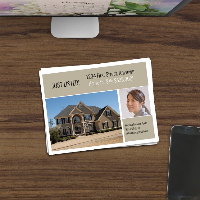 Cartão postal de mala direta Imobiliário (Criador carregado)