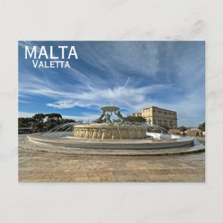Cartão postal de Malta/Valeta!