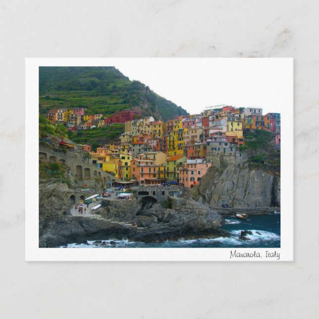 Cartão postal de Manarola (Frente)