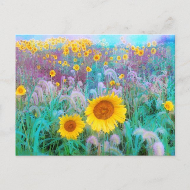 Cartão Postal De manhã, cartão-postal (Frente)