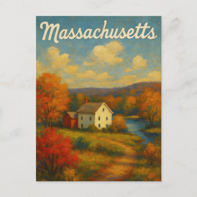 Cartão Postal de Massachussetts (Frente)