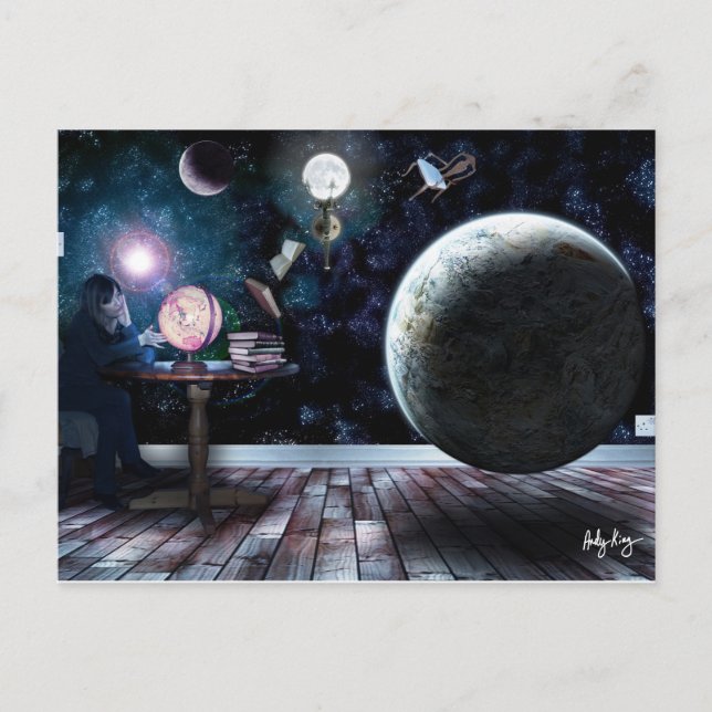 Cartão Postal Dê-me espaço (Cartão-postal) (Frente)