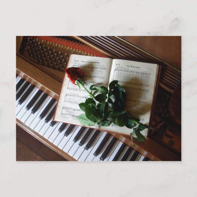 Cartão Postal Dê-me seu coração (Frente)