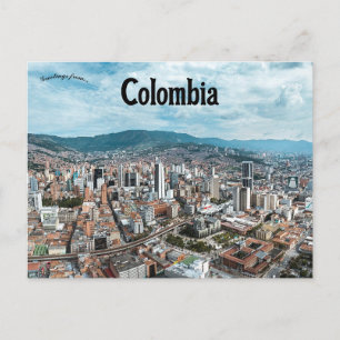 Cartão postal de Medellín Colômbia