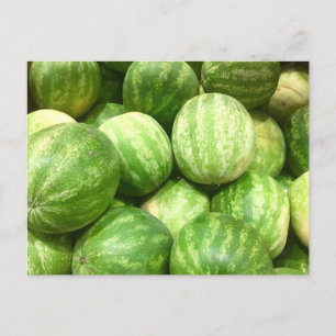 Cartão postal de melancia