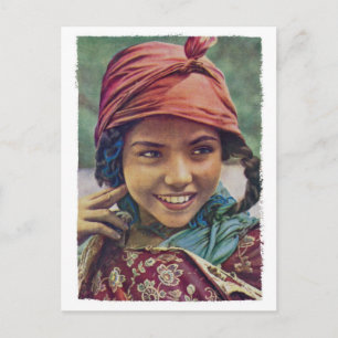 Cartão Postal de Menina Argelina