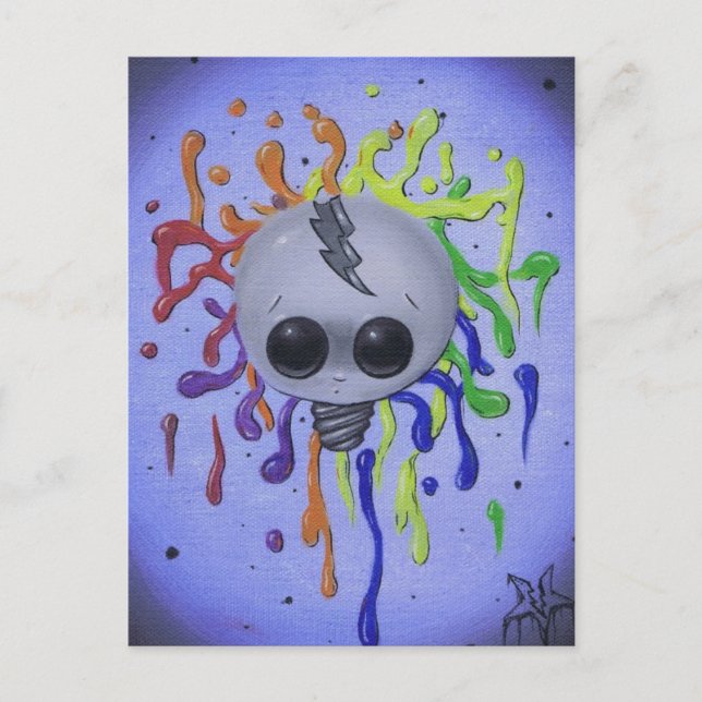 cartão postal de menos de 40 watts (Frente)