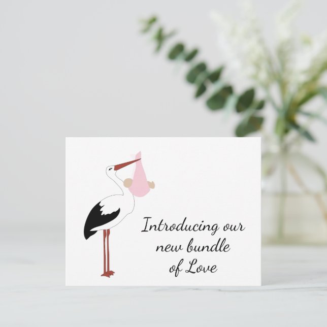 Cartão postal de mercadoria armazenado (Em pé/Frente)