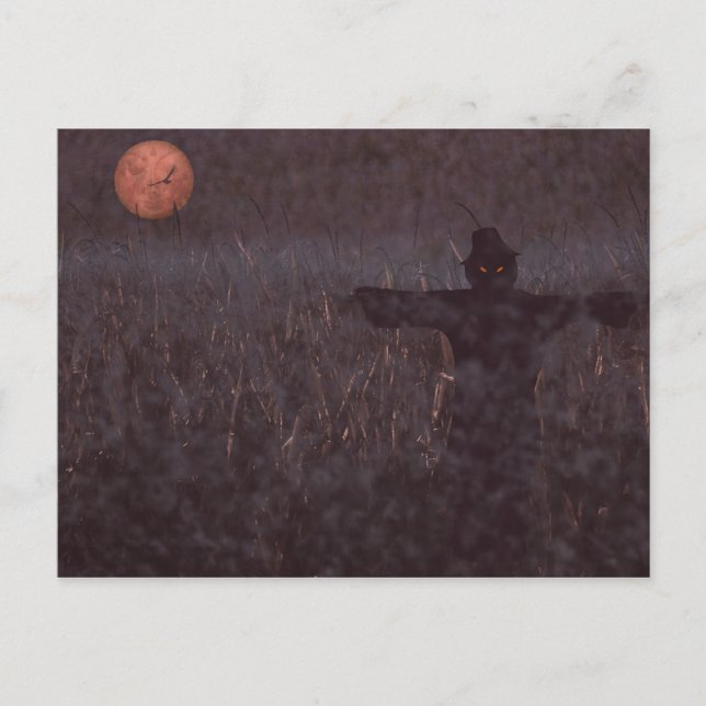 Cartão postal de milho assombrado (Frente)