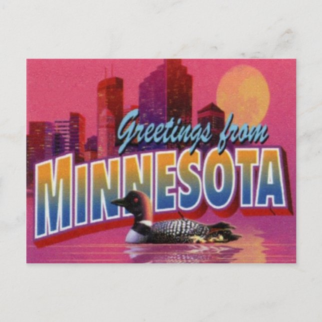 Cartão postal de Minnesota (Frente)