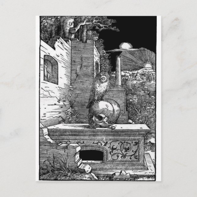 Cartão postal de Momento Mori (Frente)