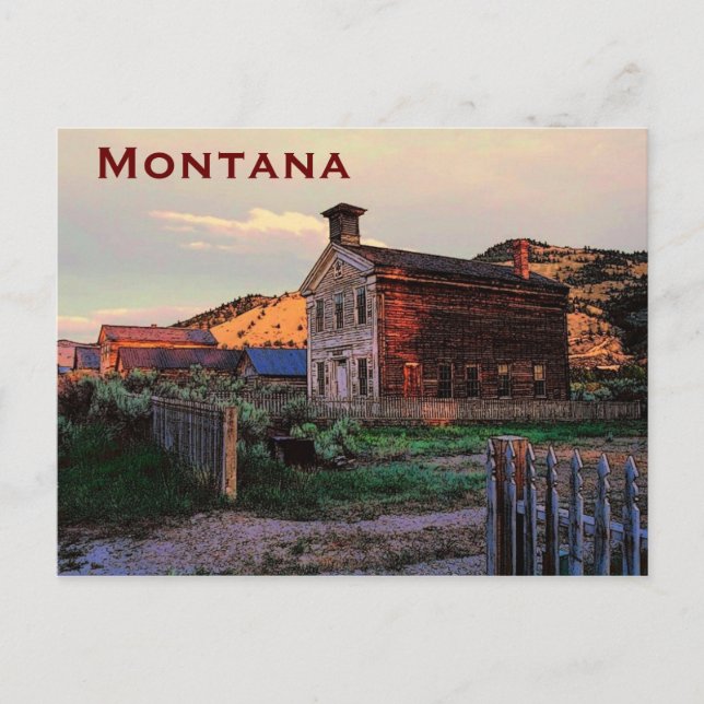 Cartão postal de Montana (Frente)