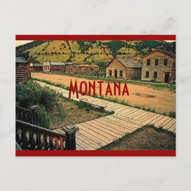 Cartão postal de Montana (Frente)