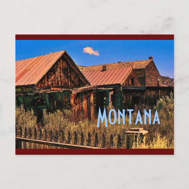 Cartão postal de Montana (Frente)