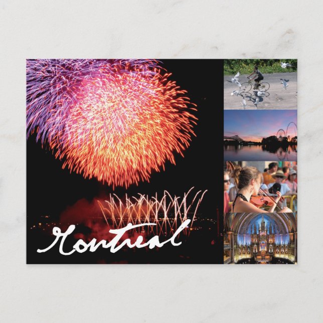 Cartão postal de Montreal (Frente)