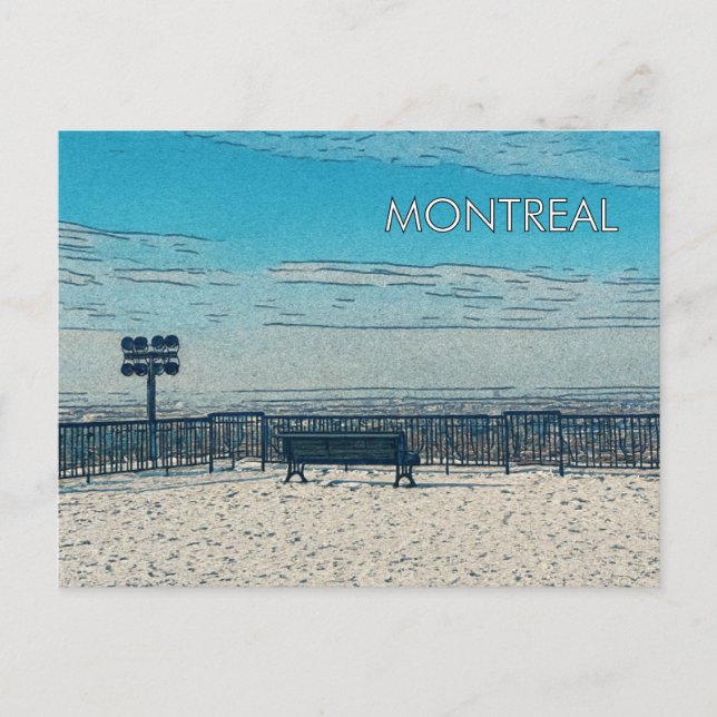 Cartão postal de Montreal (Frente)